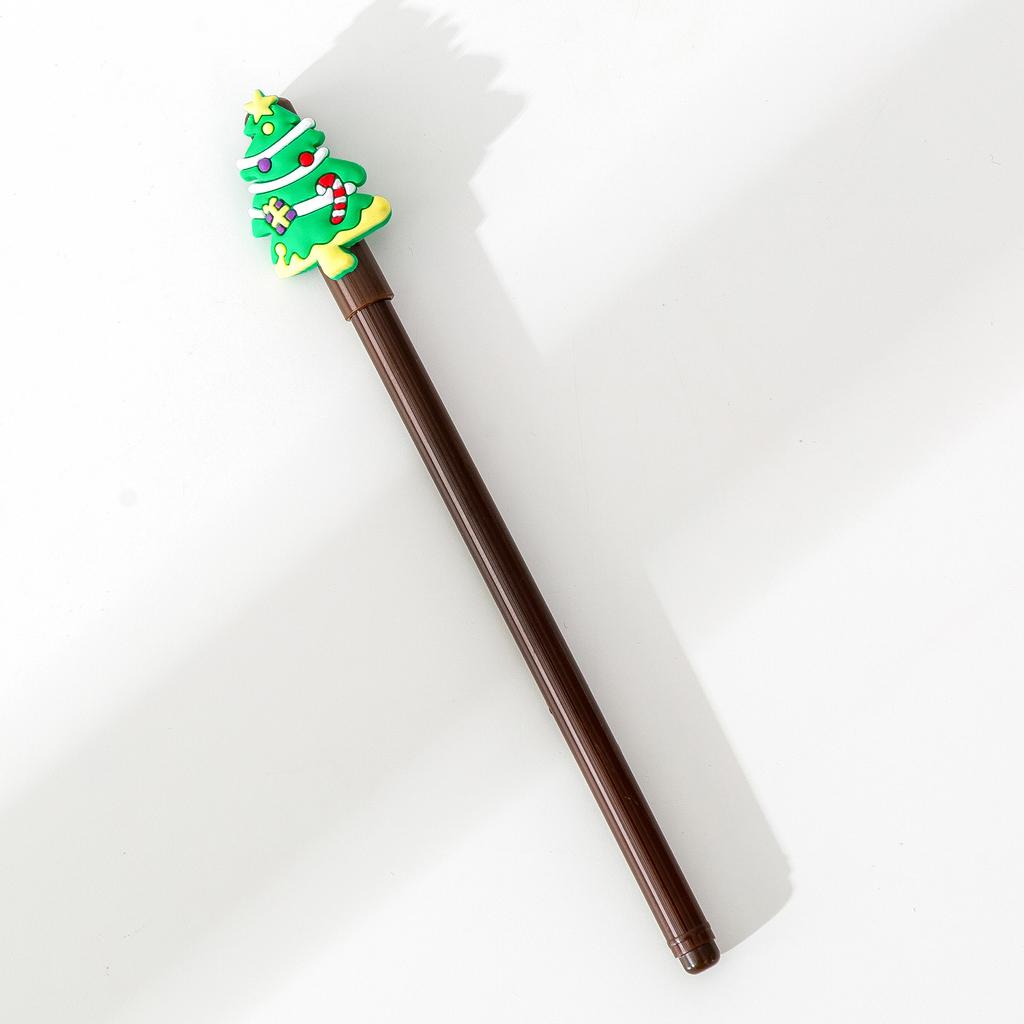 20Pcs/ Lot Cute Kawaii Christams Gel Pens Cartoon Puppy Santa Snowmen Christmas Tree Writing Stationery School Office Gift Holiday Gift Novelty Statio