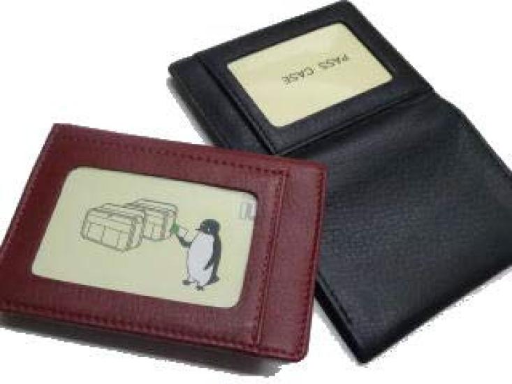 Craftsman Pass License Cowhide ID Comes with Inner Commuter Holder 650 [Leather Yanaka] 3-sided Case, Bifold, Driver's Case, Leather, Case, Belt,