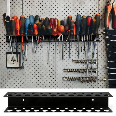 Screwdriver Holder Heavy Duty Wall Mount Storage Rack for Workshop Shed Garage Home
