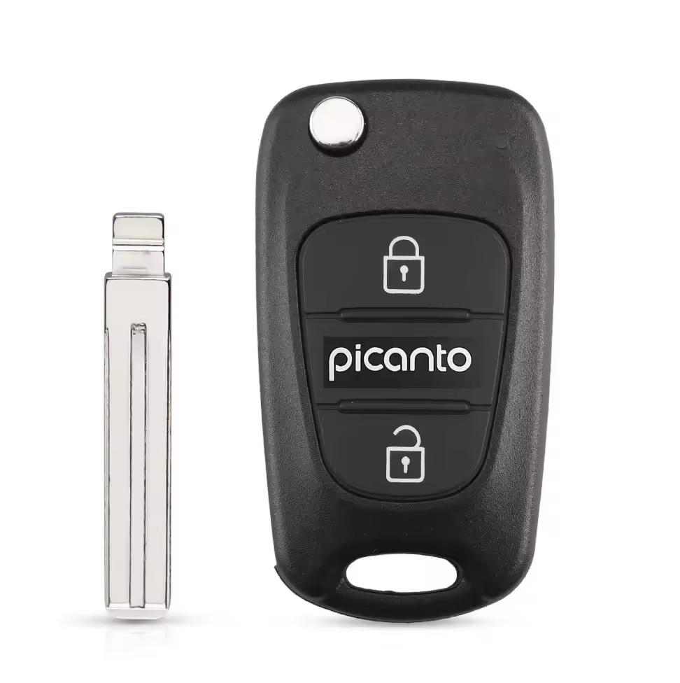 For Hyundai I20 I30 Ix35 I35 Accent For Kia K2 K5 Rio 3 Picanto Ceed Cerato Sportage 3 Buttons Flip Remote Car Key Shell Case