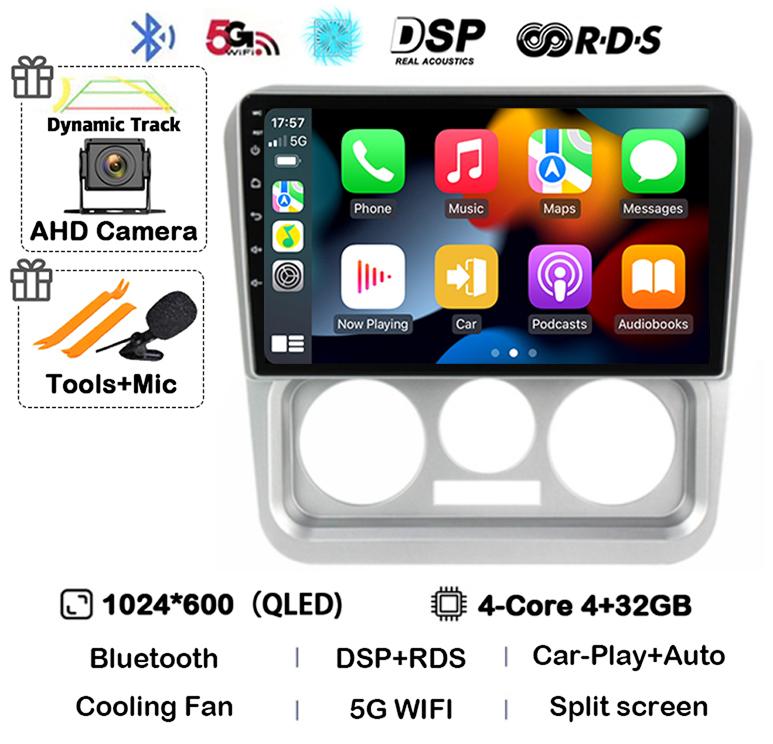 

Android 14 Carplay Auto For Geely CK 2008 2009 2010 2011 2012 2013-2016 BT Car Radio DSP Multimedia Player Navigation GPS Stereo