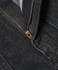 FRIZMWORKS Washed Denim Double Knee Shorts _ Washed Black