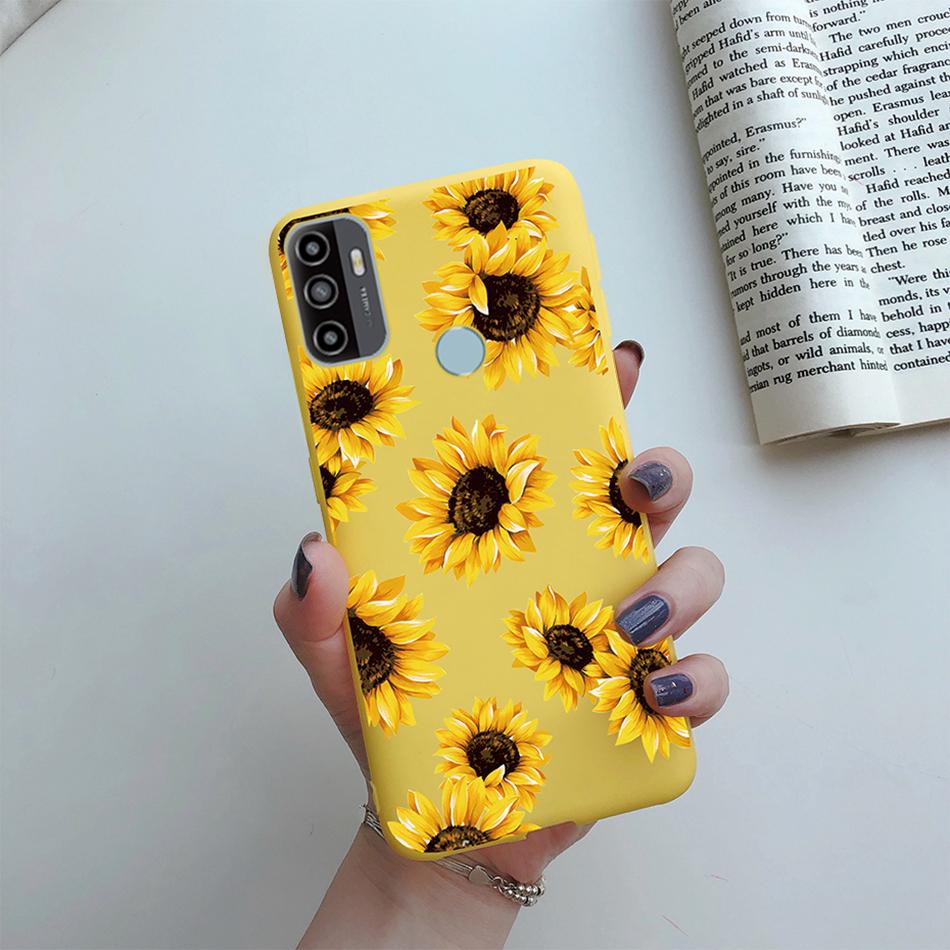 For OPPO A53S 2020 Case Cartoon Coque Heart Painted Silicone Phone Back Cover For oppo a53s A 53s A53 s oppoa53 2020 Shell Case