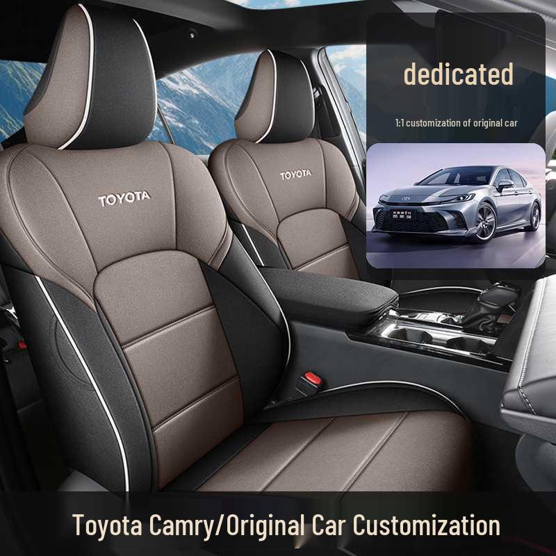 9th Gen All-Season Fabric Car Seat Covers for 2024 Toyota Camry, Full Coverage