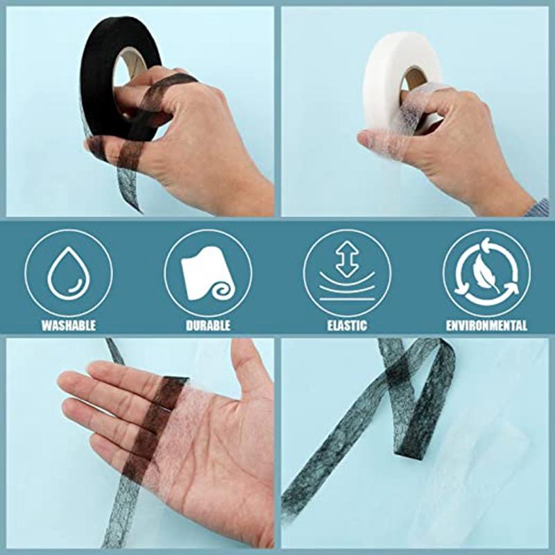 64 Meters White Double Sided Interlining Sewing Accessory Adhesive Tape Cloth Apparel Fusible Interlining DIY Accessories Patchwork
