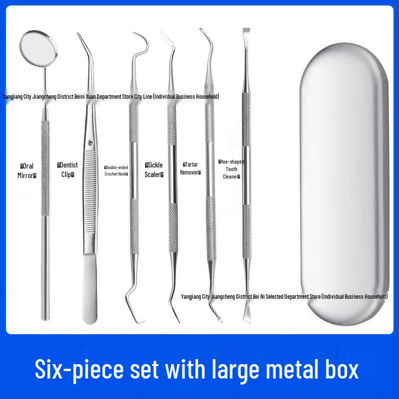 Dental Tartar Remover Kit: Oral Endoscope & Toothpick for Home Use