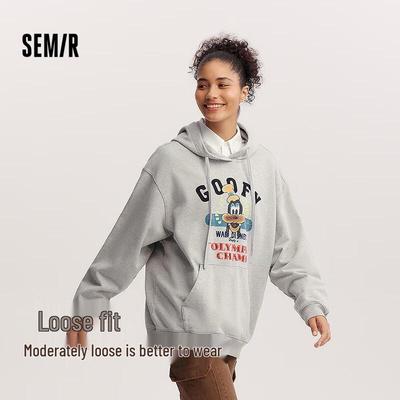 Semir Women's Disney Mickey Family Hooded Sweatshirt (2025 Spring)