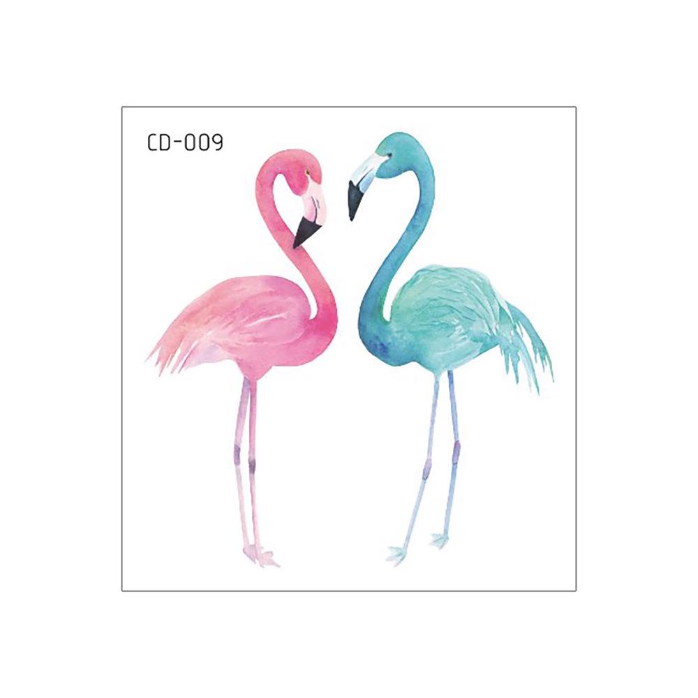 Waterproof Temporary Tattoos for Kids - Flamingo & Unicorn Designs