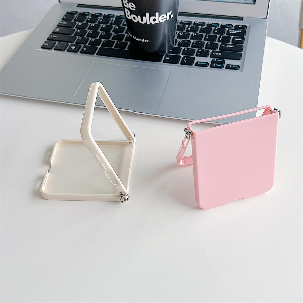 Candy Solid Color Glossy Case for Samsung Galaxy Z Flip 7 6  4 3 Zflip Flip7 Ultra Slim Soft TPU Shockproof Back Cover