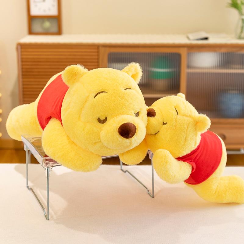 Hot Winnie The Pooh Kawaii Pooh Bear Stuffed Plush Toy Doll Cartoon Sofa Cushion Pillow Peluches Children Girl Birthday Gift