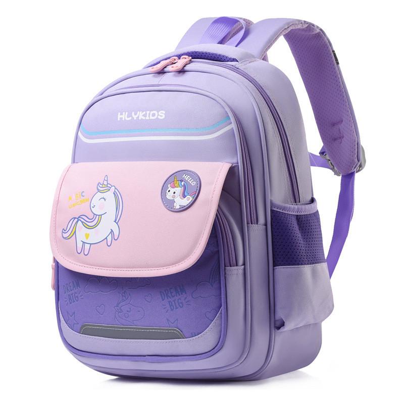 Cute Animal Print Breathable Oxford Cloth Backpack For Kindergarten And Early Grades