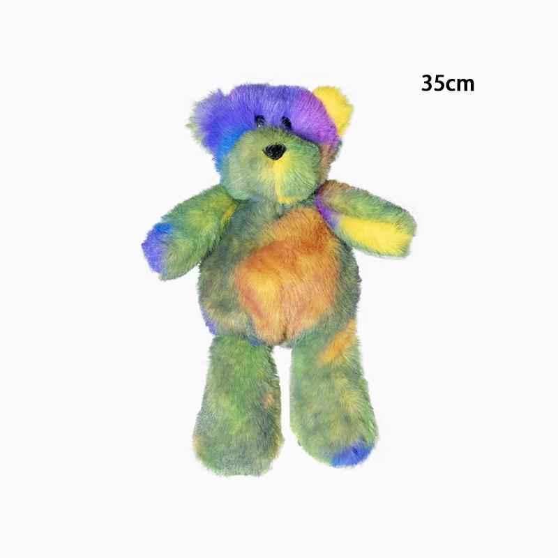 Personalised Rainbow Ombre Bunny Rabbit Teddy Colorful Cute Plush Doll Birthday Gift