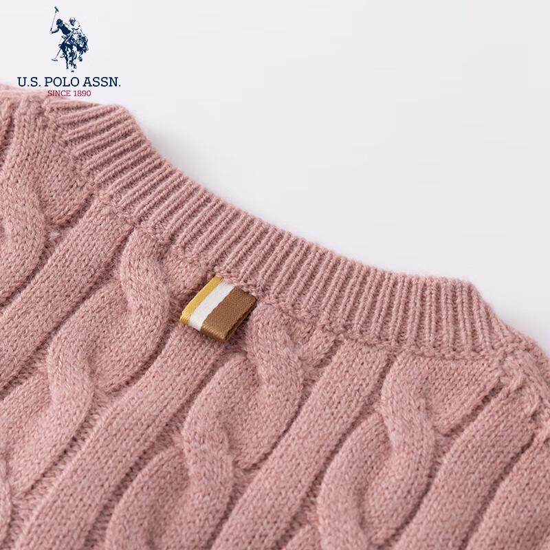 U.S. Polo Assn. Women's Solid Wool Blend Knitted Cardigan