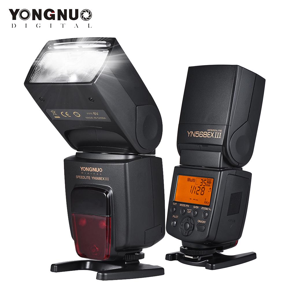YONGNUO YN568EX III Kabelloser TTL-Slave-Blitz Speedlite GN58 1/8000s HSS unterstützt USB-Firmware