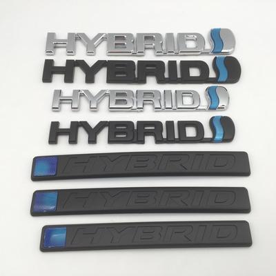 Emblema Insignia Pegatina Calcomanía ABS HÍBRIDO 3D Letras de Coche Guardabarros Parachoques Trasero Maletero Lateral styling auto Accesorios