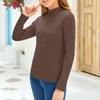 Children's Fashionable Casual Half-high Collar Bottoming Shirt Long-sleeved Top