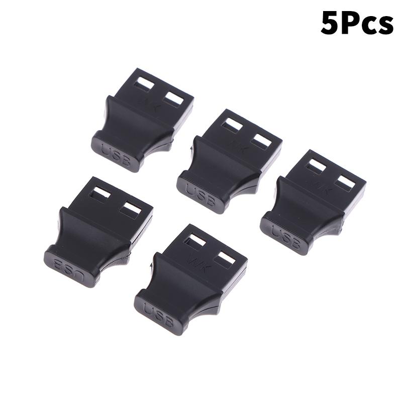 5/10Pcs Type-A Usb Port Plug With Handle Anti-Dust Cover For Laptop Computer Socket Cap Unused Interface Anti-Dust Plug