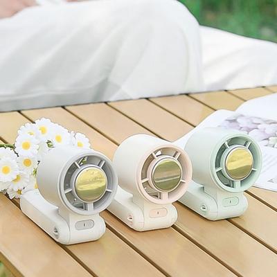 Portable Handheld Turbo Fan Brushless Motor High-Speed Strong Airflow Low Noise Personal Rechargeable Cooling Fan