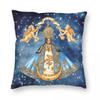 Virgen De San Juan De Los Lagos Square Pillowcase Polyester Linen Velvet Pattern Zip Decorative Throw Pillow Home Cushion Cover