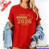 Please Wait 2026 Loading Funny New Year Progress Bar Tees Gift Family Party Cosy Season Cotton Shirts for Women Graphic T Shirts