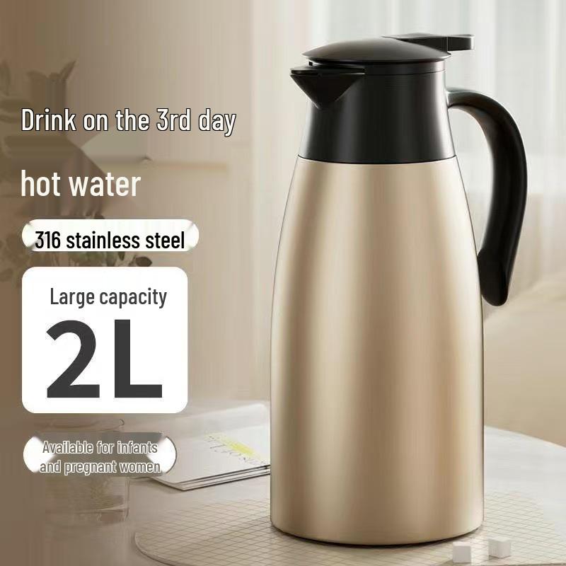 316 Stainless Steel Thermos Flask with Large Capacity for Catering & Dorms
