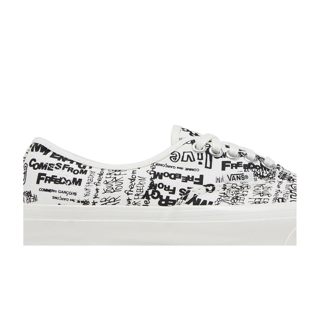 Vans OG Authentic LX 'Graffiti' (Unisex) White / White Skateboard Shoes VN0A4BV92GX