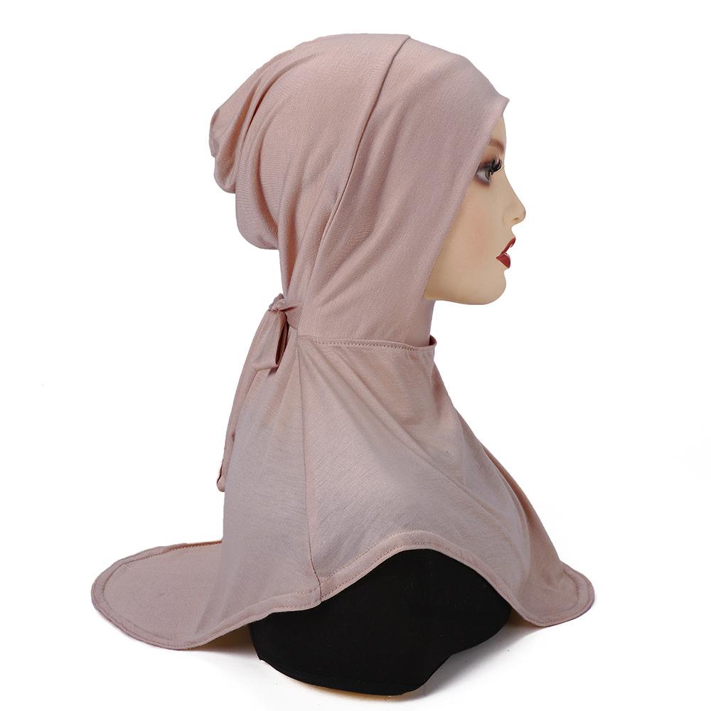 20252025 new headscarf, modal cotton strap elastic bottom hat, scarf