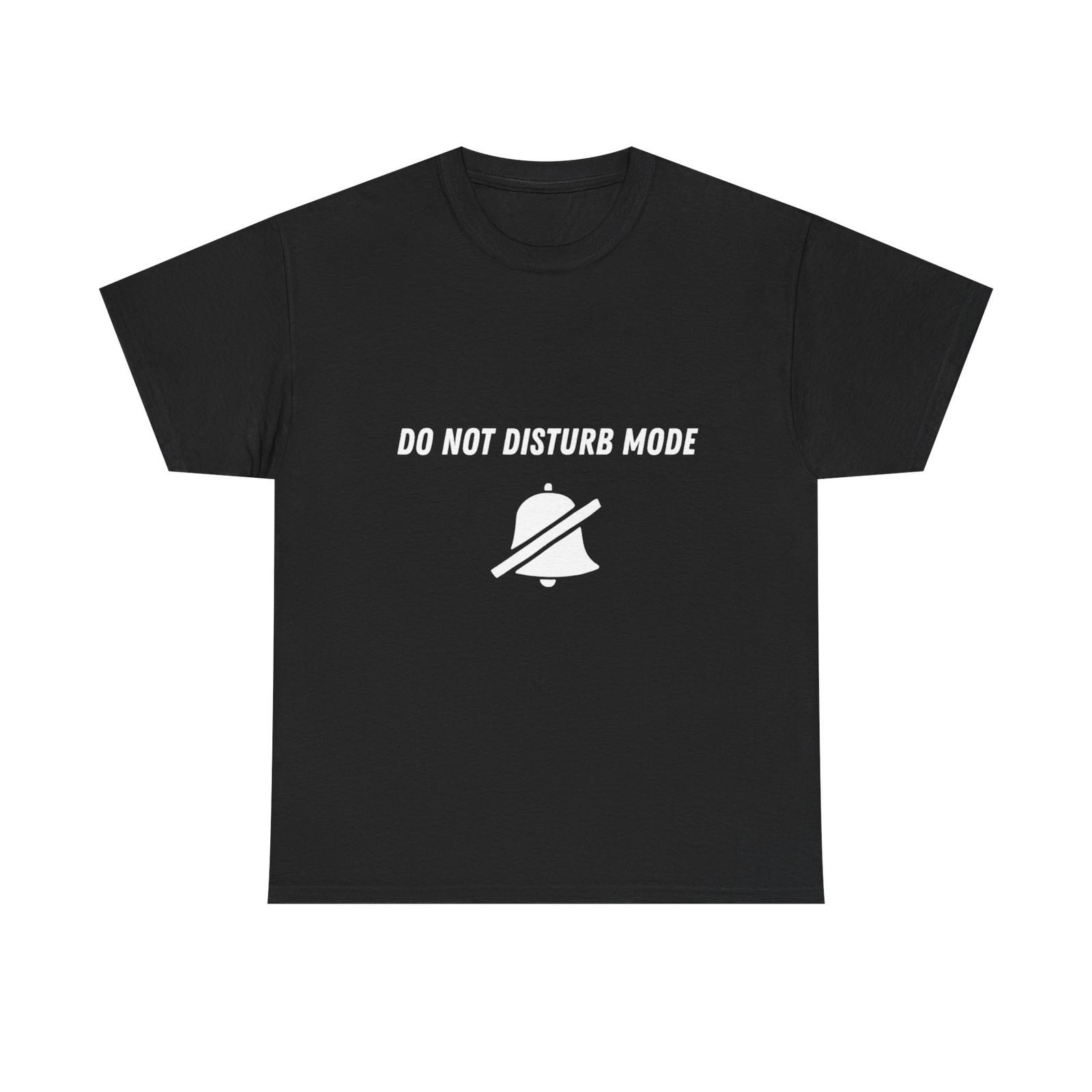 Do Not Disturb Mode T-Shirt | Silent Bell Graphic S разноцветный