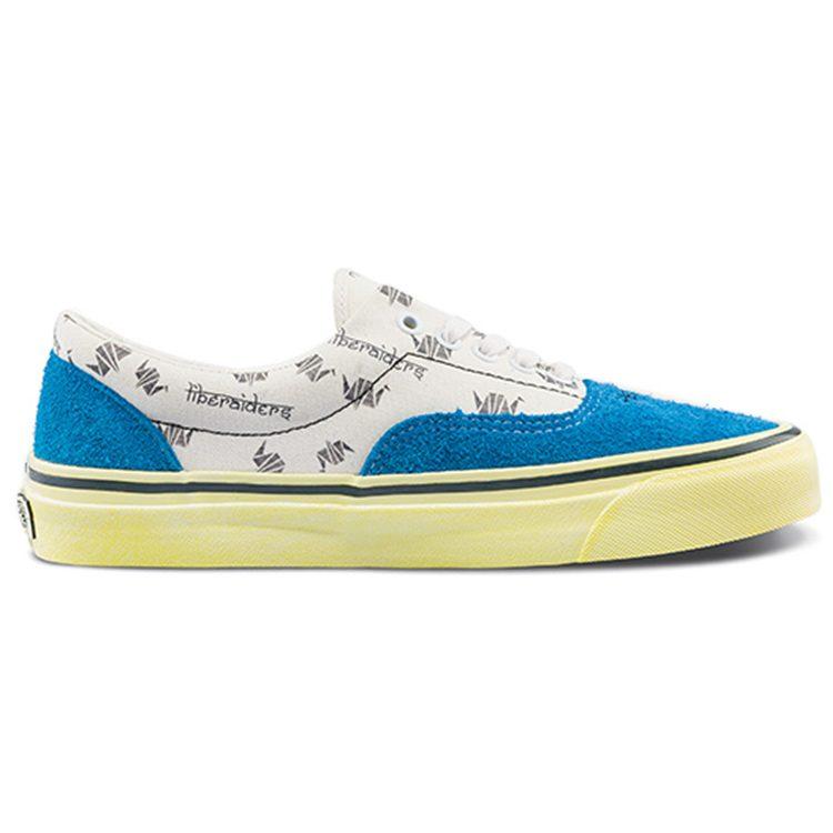 Vans x Liberaiders Era 95 DX Classics Leather Abrasion Resistant Low top Skateboard Shoes Unisex Blue White VN0A2RR1815