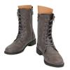 Mid High Boots For Women With Side Zippers Fashionable And Casual Round Toed Plus Size Over The Knee Boots for Women Wide Calf