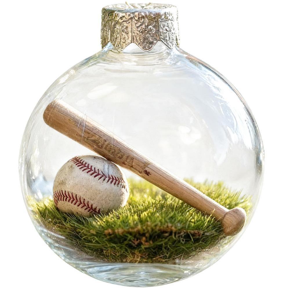 

8cm Crystle Ball Pendant Hanging Transparent Christmas Ball Pendant Lightweight Plastic Sports Festival Ornament