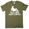 Men's Dad Bod Tshirt Real Men Joke Tee Shirt Husband Gifts Fathers Day Humor Tee