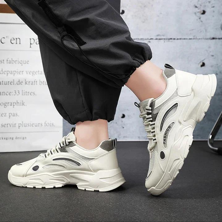 Neue Herren-Sneaker Atmungsaktive Sport-Freizeitschuhe Herren Outdoor-Laufschuhe Trendige Herren-Tennisschuhe Rutschfest Komfort Sportschuh