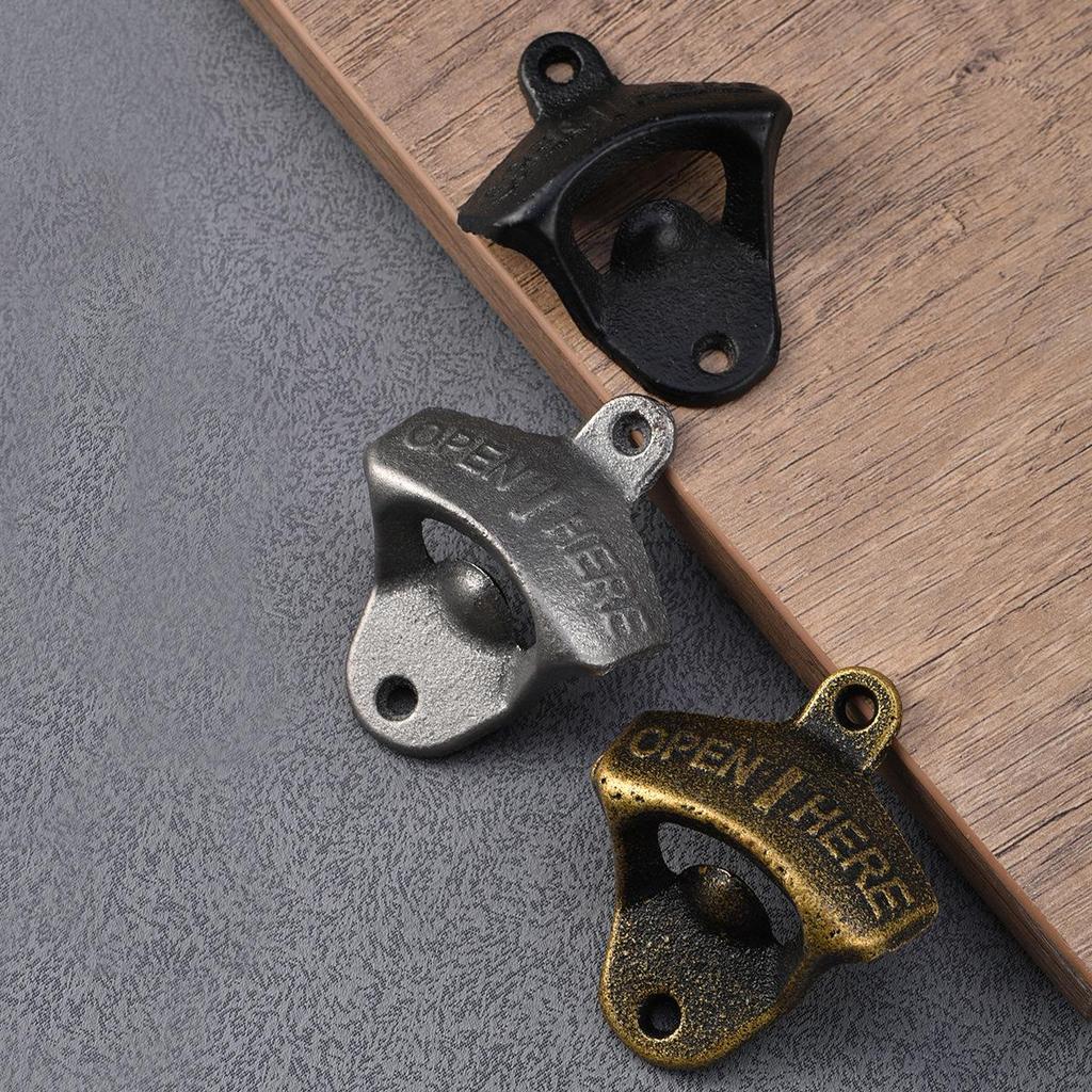 Jingmao Wall-Mounted Cast Iron Beer Bottle Opener