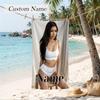 Zendaya Custom Name Printed Beach Towel Personalized Soft Towel For Swimming Beach Travel
