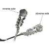 8Pcs Rose Handle Spoon Fork Set 4.72inch 18/10(304) Stainless Steel Flatware for Coffee Tea Dessert Ice Cream Appetizer Fruit