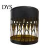 Year-round Outdoor Lighting Decorative Solar Lights Metal Hollow Pattern Step Wall Weather-Resistant Landscape Lamp Waterproof Fence for Garden
