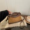Suede Leather Rhombus Handbag Bag New Chain Shoulder Bag Messenger Bag Women's Bag Autumn and Winter Women's Bag
