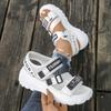 New Style Thick-soled Velcro Shoes for Women, Large Size, Suitable for Summer Wear. Devotion