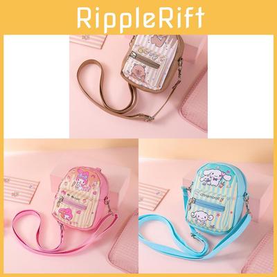 Cute Cartoon Mini Wallet Pu Material With Zipper For Girls And Students
