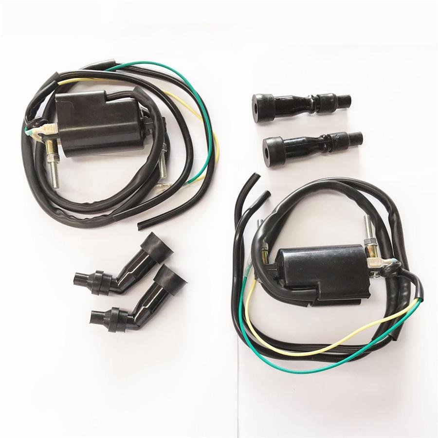 12V Hi Performance Ignition Coil Set For Kawasaki KZ Suzuki GS Honda CB 650 750