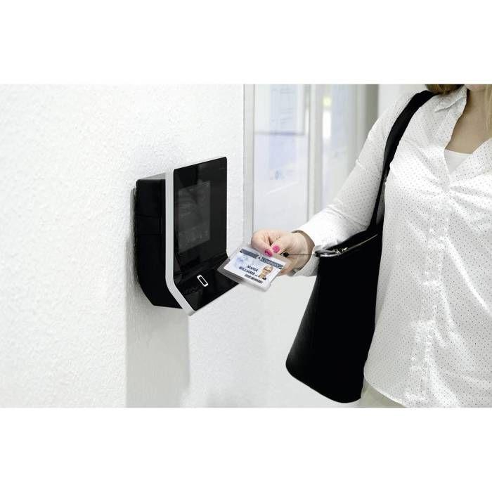 Porte-badge - DURABLE - ReXycle® 895219 - Lot de 10 - Polypropylène recyclé - Transparent