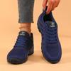 Damen Neue Einzelne Schuhe Plateau Schnürung Jogging Mesh Outdoor Walking Designer Dicksohlige Lässige Sportschuhe De Mujer