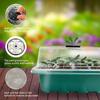 12 Hole Plant Lamp Set with LED Grow Lamp Seedling Tray Set Seedling Starter Tray