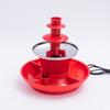 90W Chocolate Fountain Melter Food Grade BPA Free Easy To Clean 3 Tiers Design Christmas