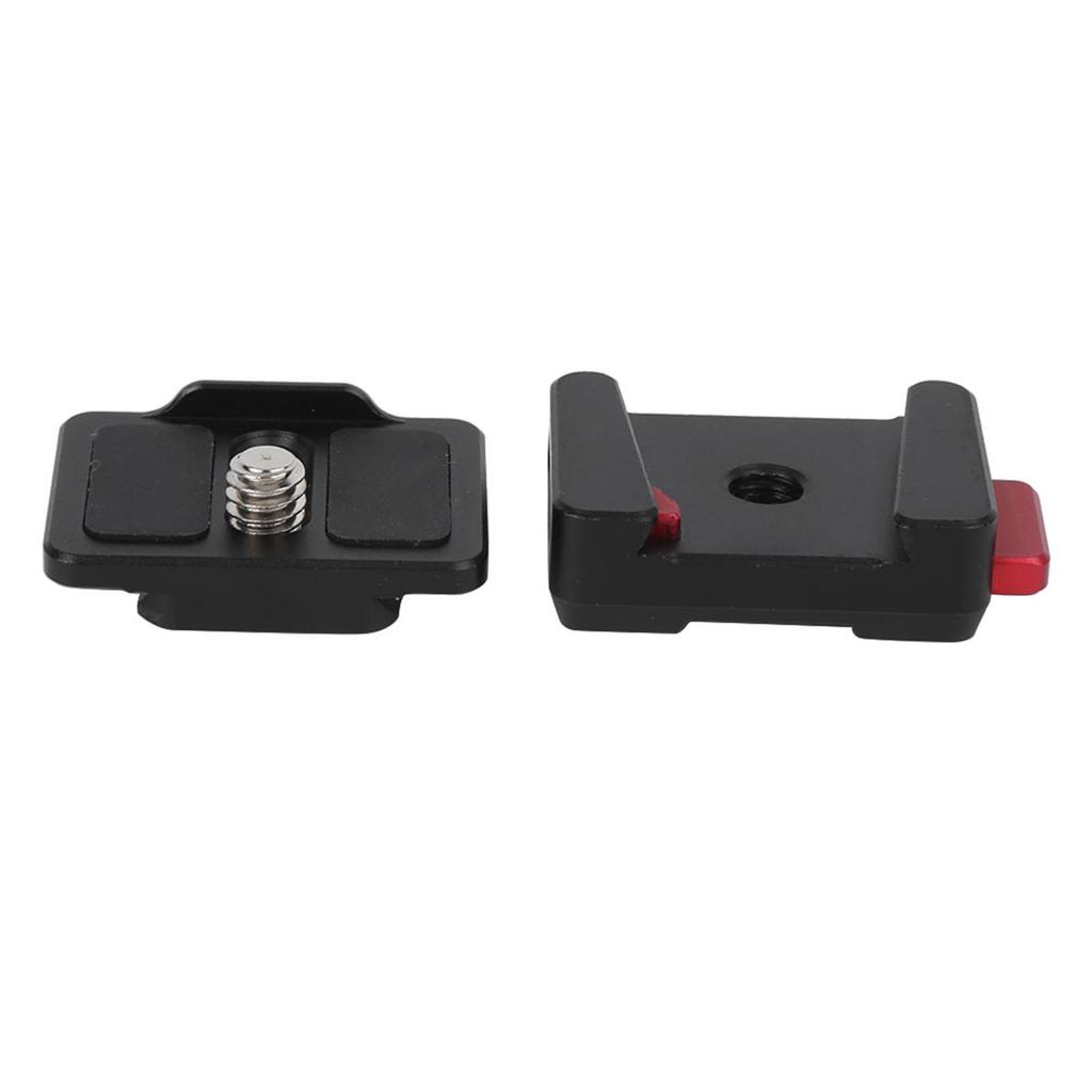 Aluminium Alloy Black Monitor Quick Release Plate 14 Inch Screw Fixed Mount Universal Photography