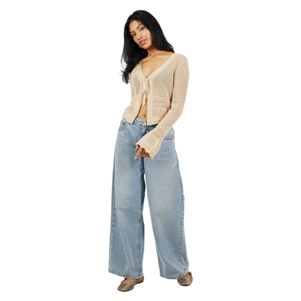 Brave Soul Womens/Ladies Front Tie Cardigan