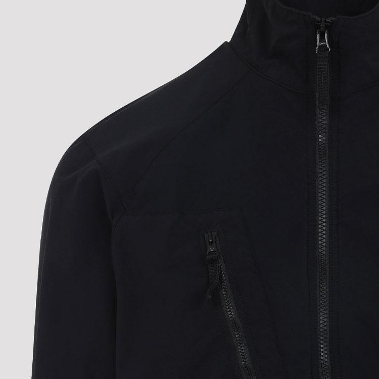 Stone Island Zip Logo Stand Collar Long Sleeve Jacket Men jackets L1S151200036S0375V0029