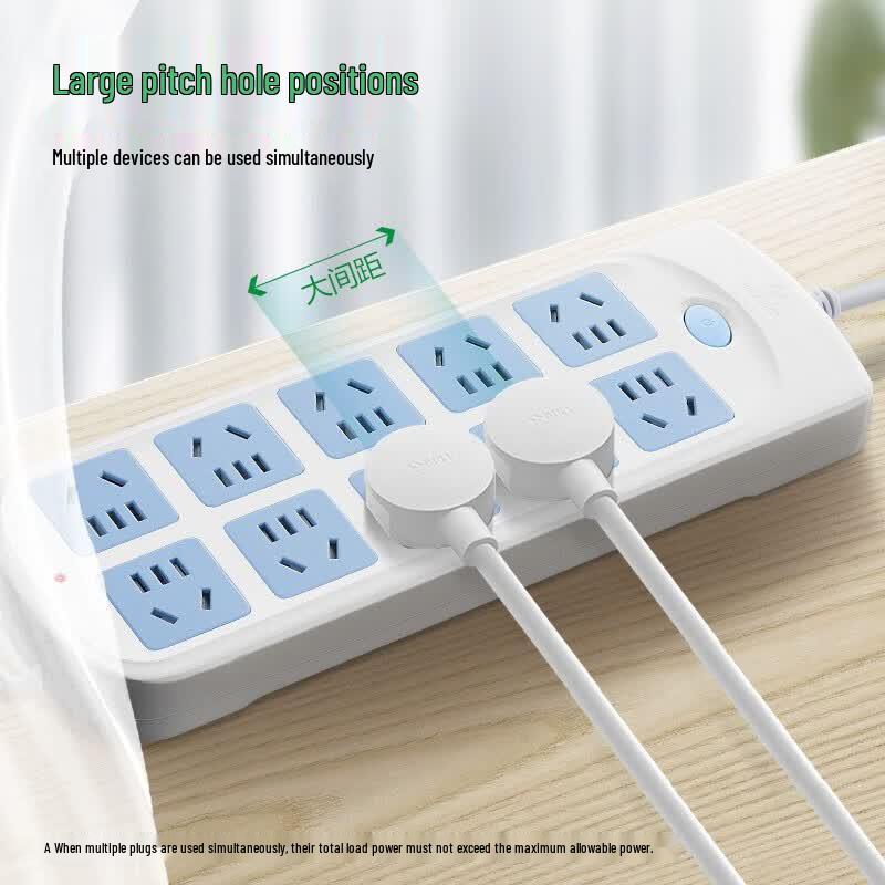 Bull 10-Outlet Power Strip with Overload Protection
