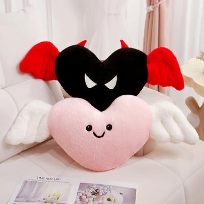 Cartoon Devil Angel Pillow Plush Toy Love Doll